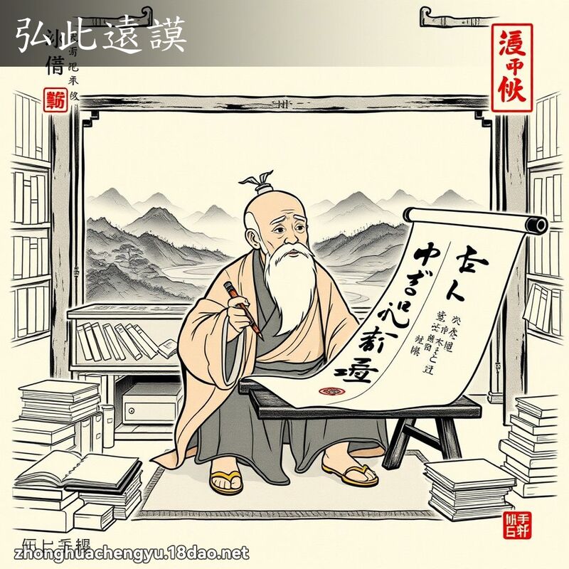 弘此遠謨 配图
