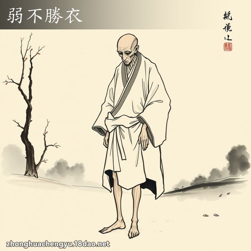 弱不勝衣 配图