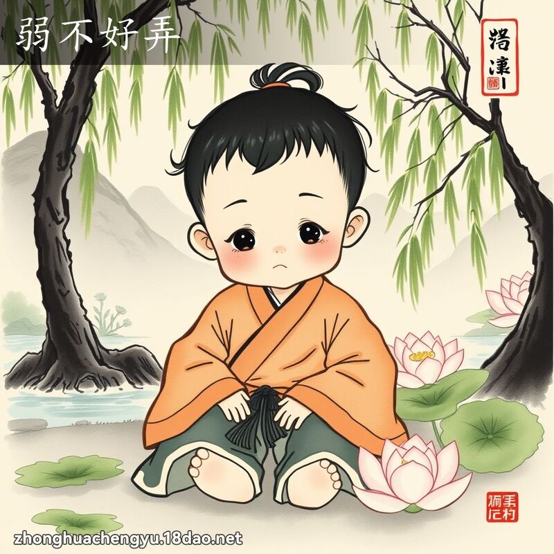 弱不好弄 配图