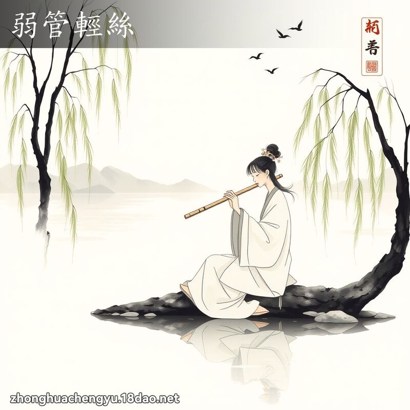 弱管輕絲 配图