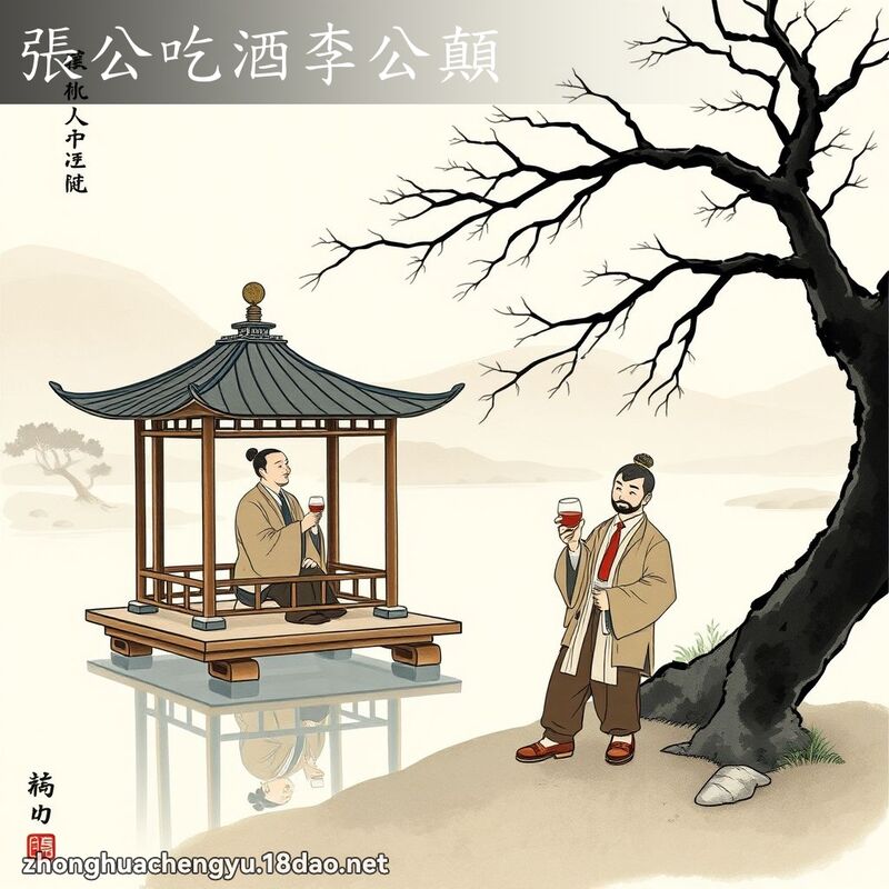 張公吃酒李公顛 配图