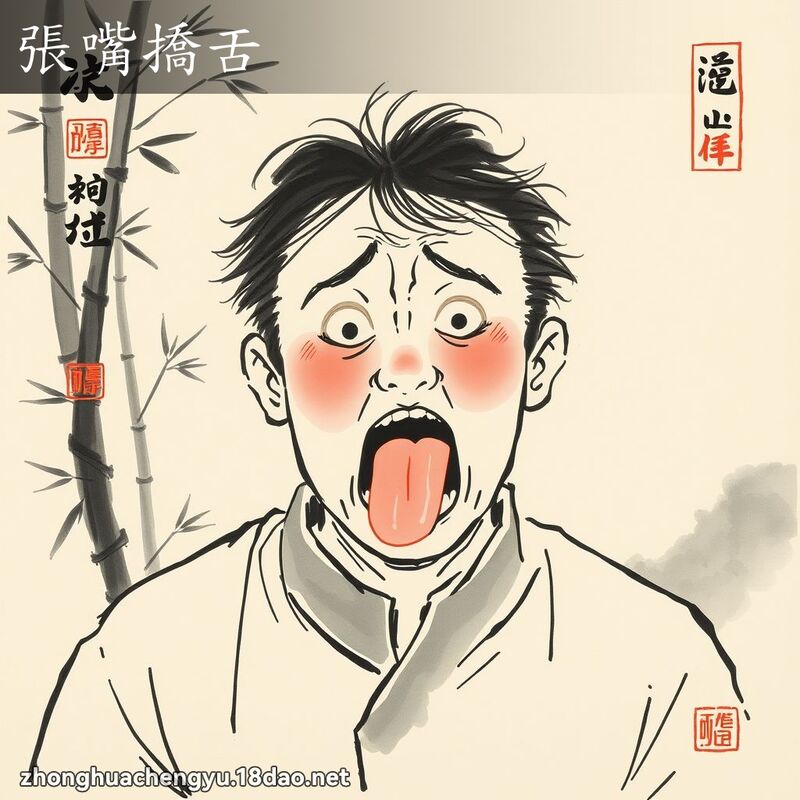 張嘴撟舌 配图