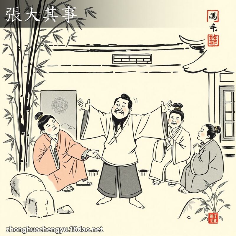 張大其事 配图