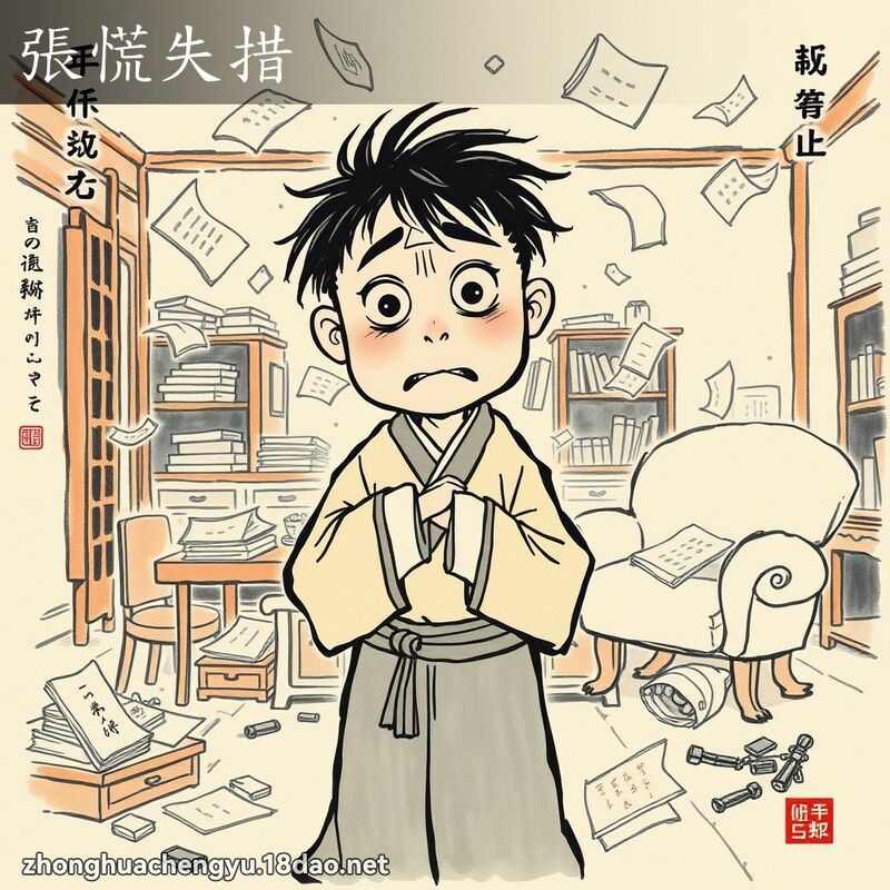 張慌失措 配图