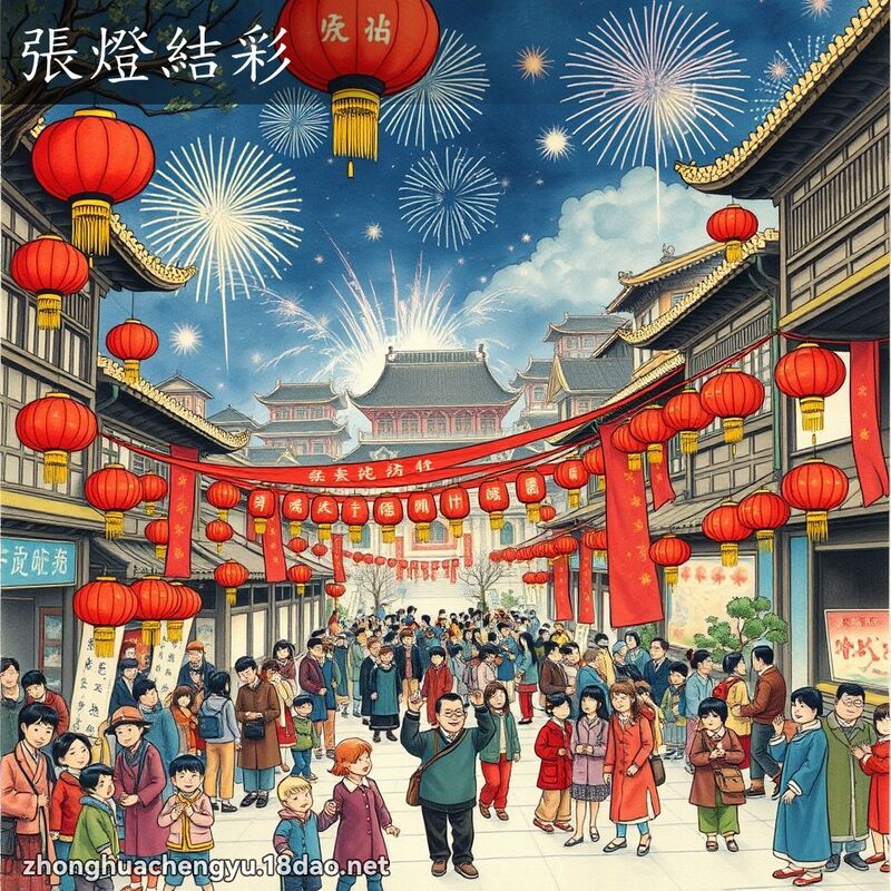 張燈結彩 配图