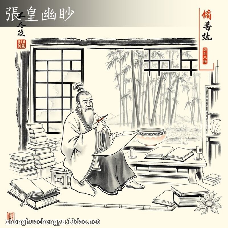 张皇幽眇 - 中华成语配图