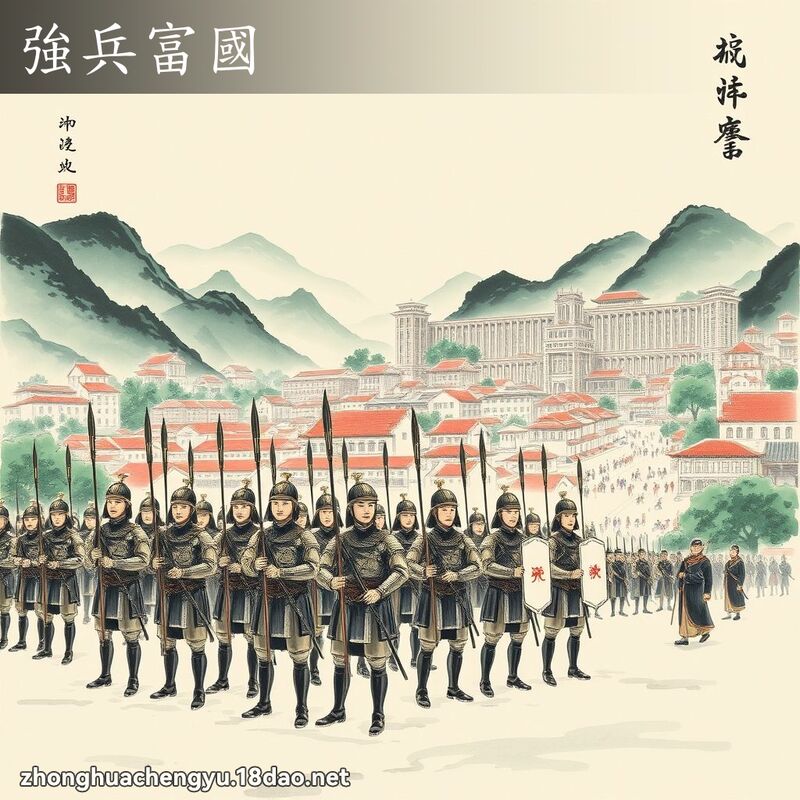 强兵富国 - 中华成语配图
