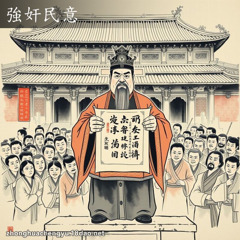 強奸民意 - 中華成語配圖