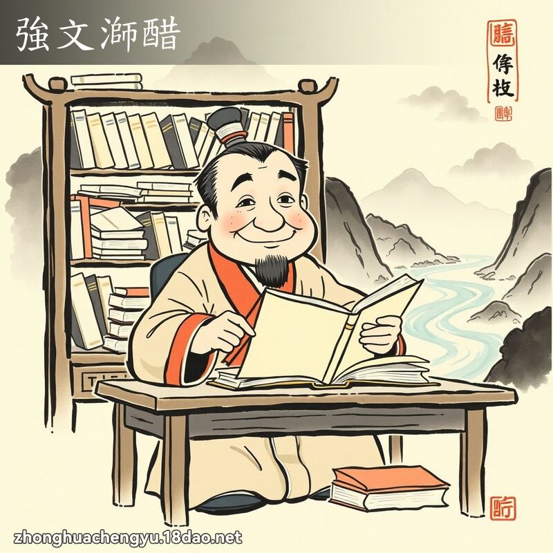 強文溮醋 - 中華成語配圖