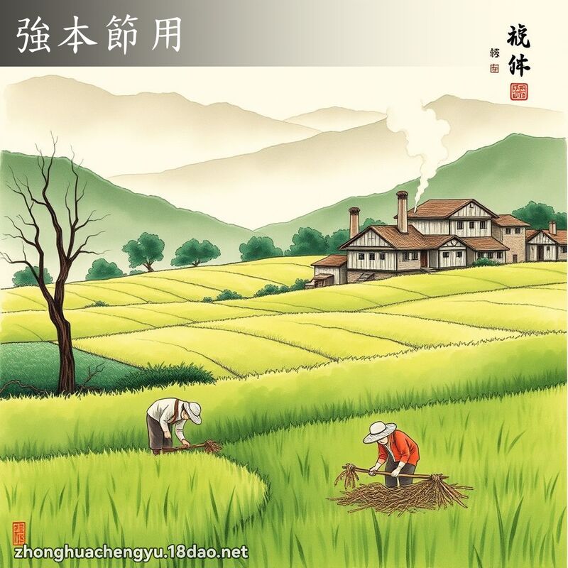 強本節用 - 中華成語配圖