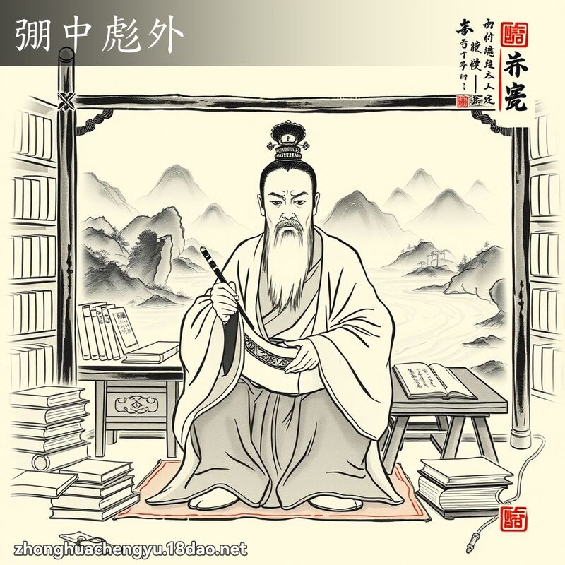 弸中彪外 - 中華成語配圖