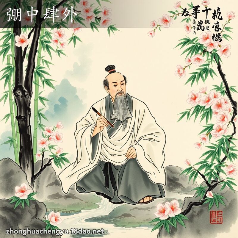 弸中肆外 - 中華成語配圖