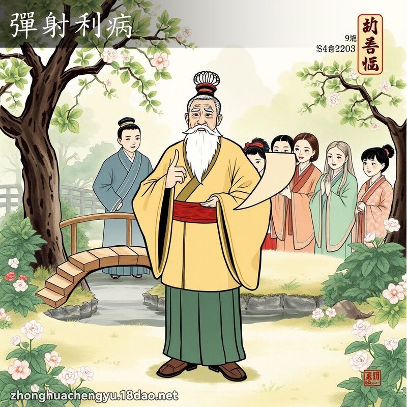 弹射利病 - 中华成语配图