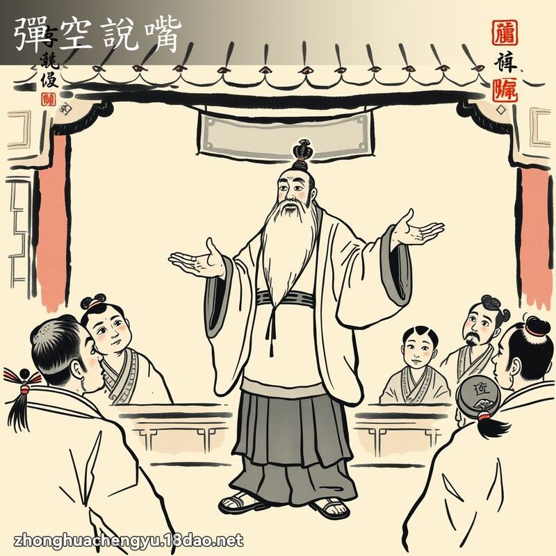 彈空說嘴 配图