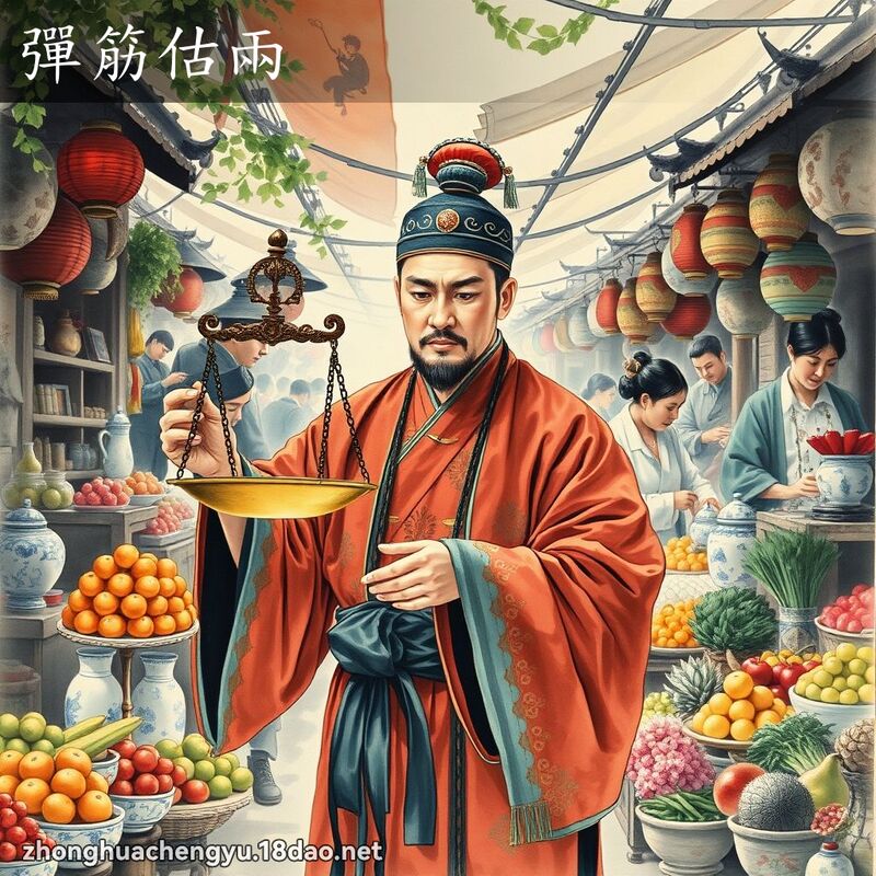 彈筋估兩 配图