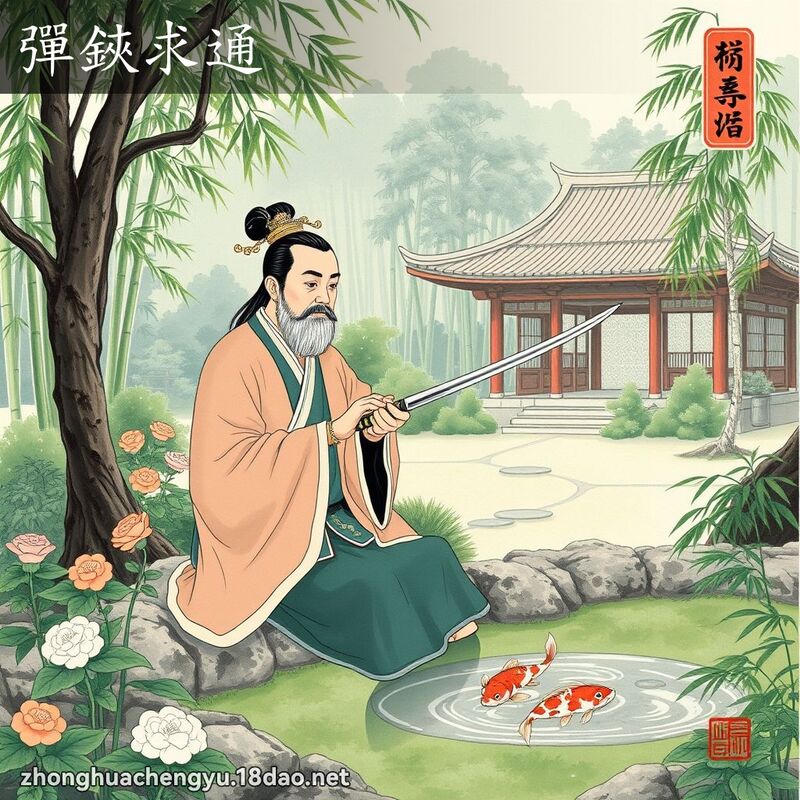 彈鋏求通 配图