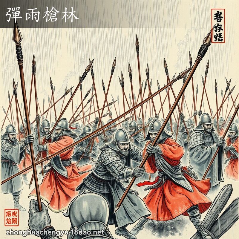 彈雨槍林 配图