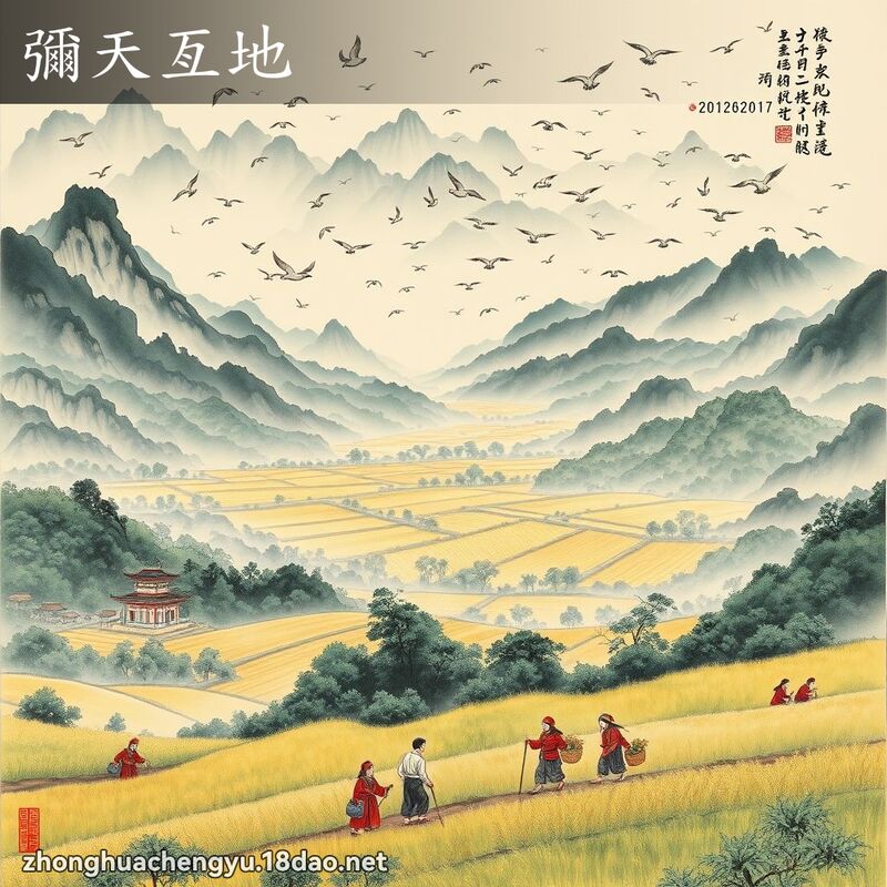 彌天亙地 配图