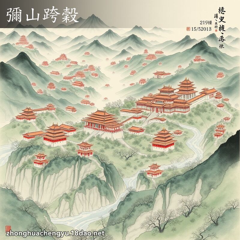 彌山跨穀 配图