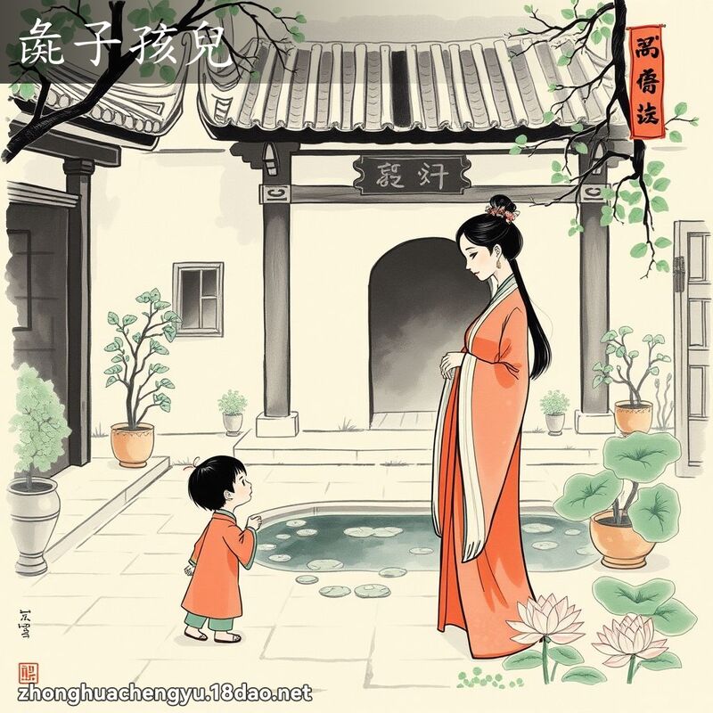 彘子孩兒 配图