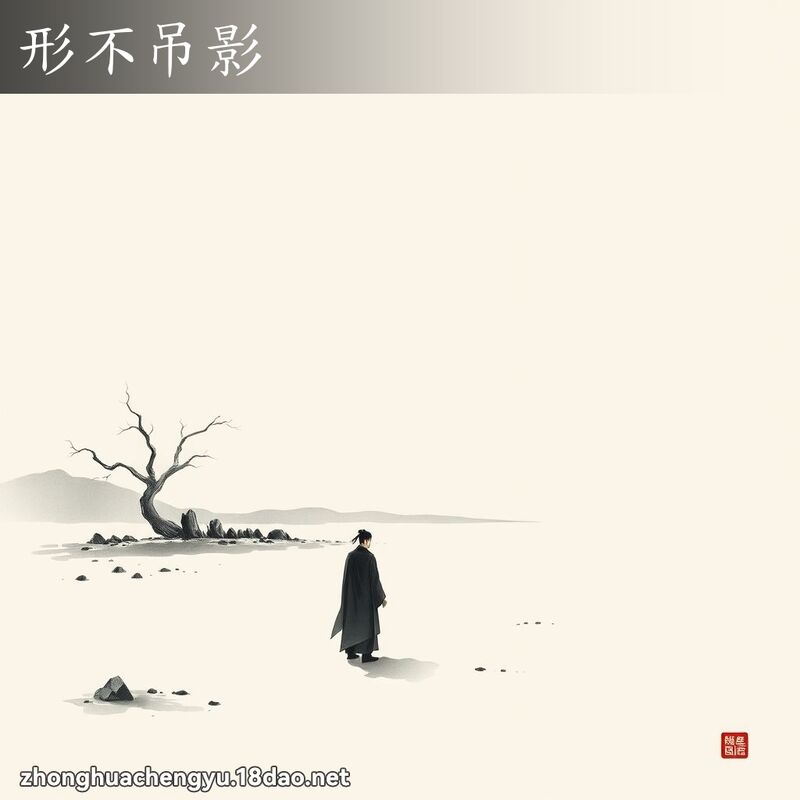 形不吊影 配图