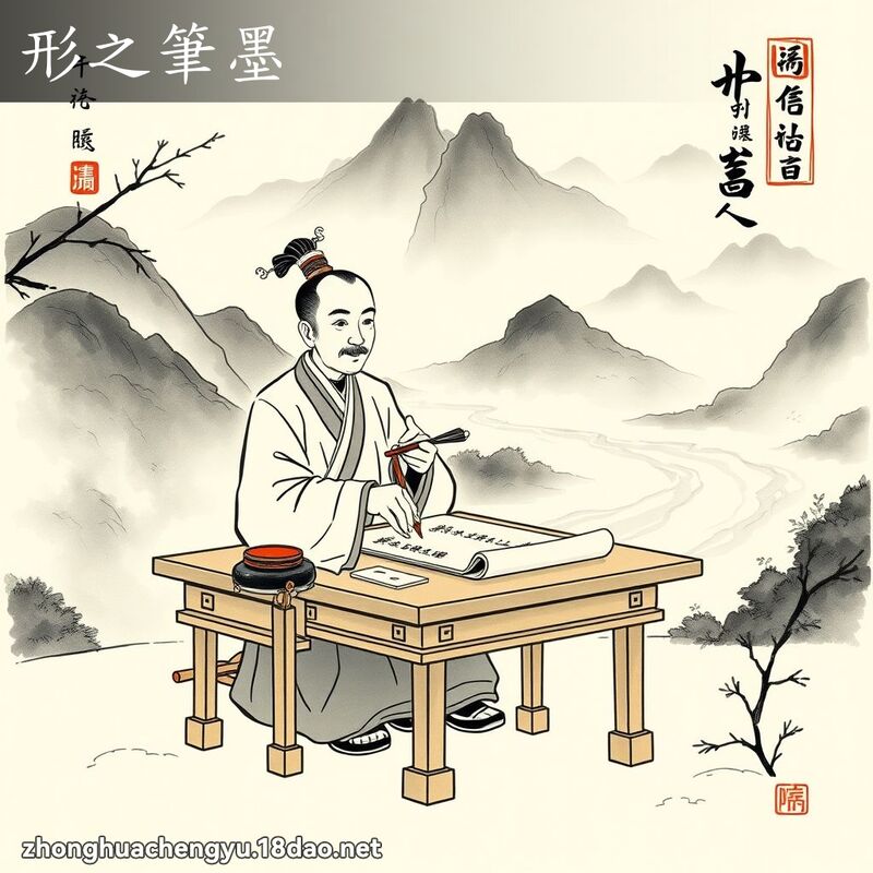 形之筆墨 - 中華成語配圖
