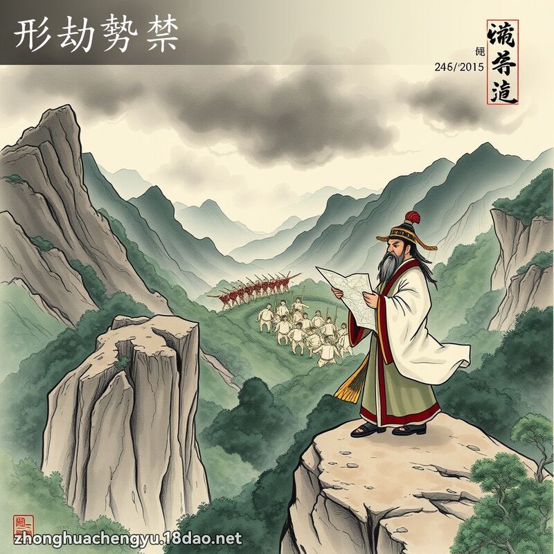 形劫勢禁 - 中華成語配圖