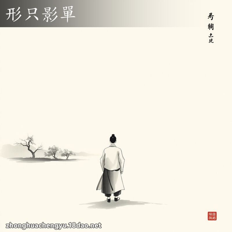 形只影單 配图