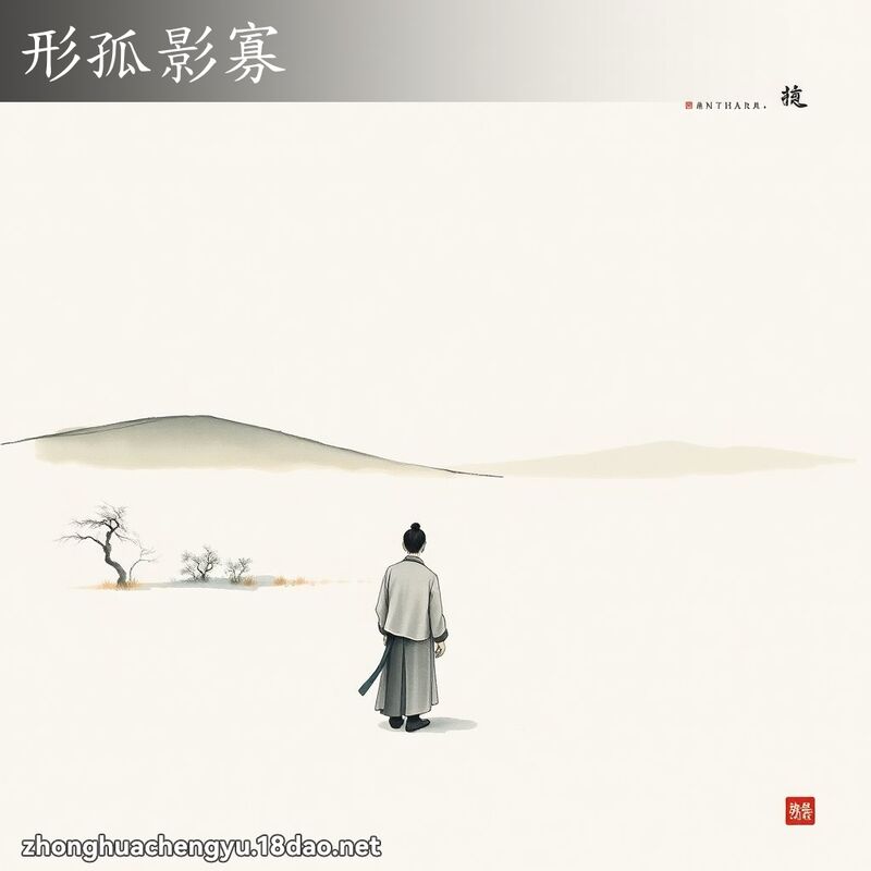 形孤影寡 配图