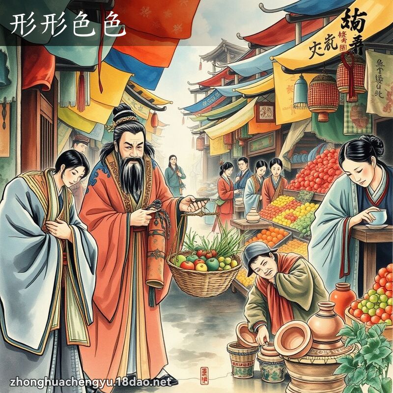 形形色色 - 中華成語配圖