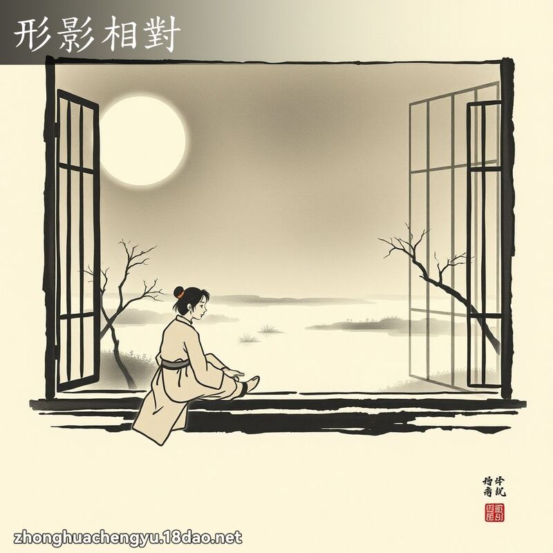 形影相對 配图