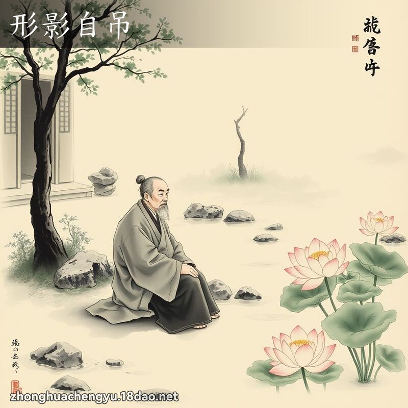 形影自吊 配图