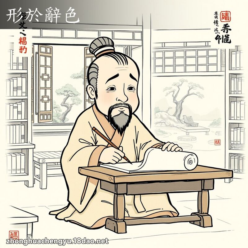 形於辭色 配图