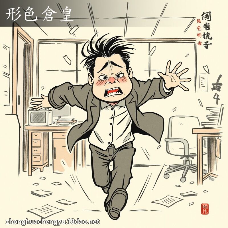 形色倉皇 配图