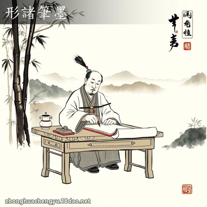 形諸筆墨 配图