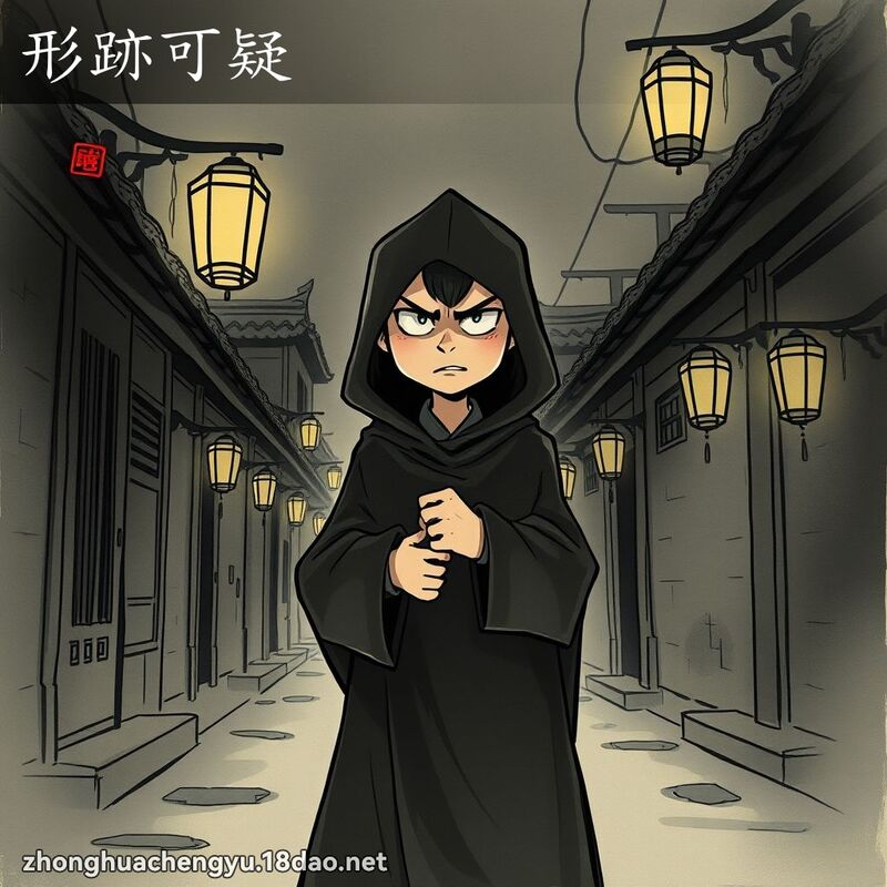 形跡可疑 配图