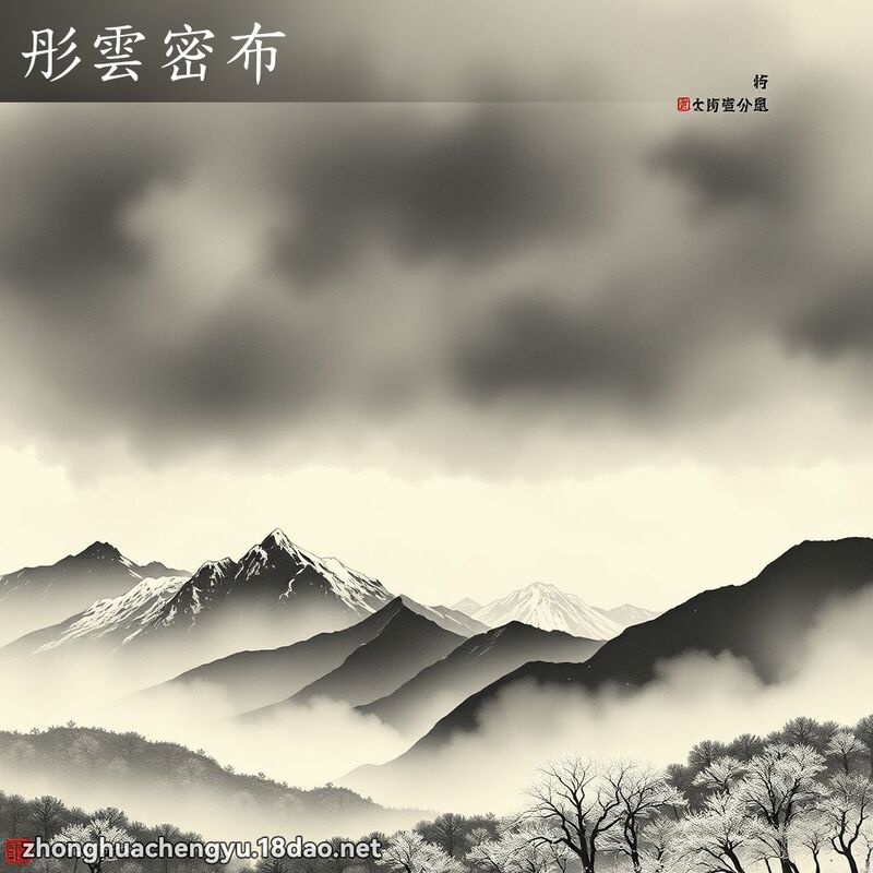彤雲密布 配图