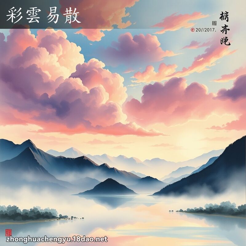 彩雲易散 配图