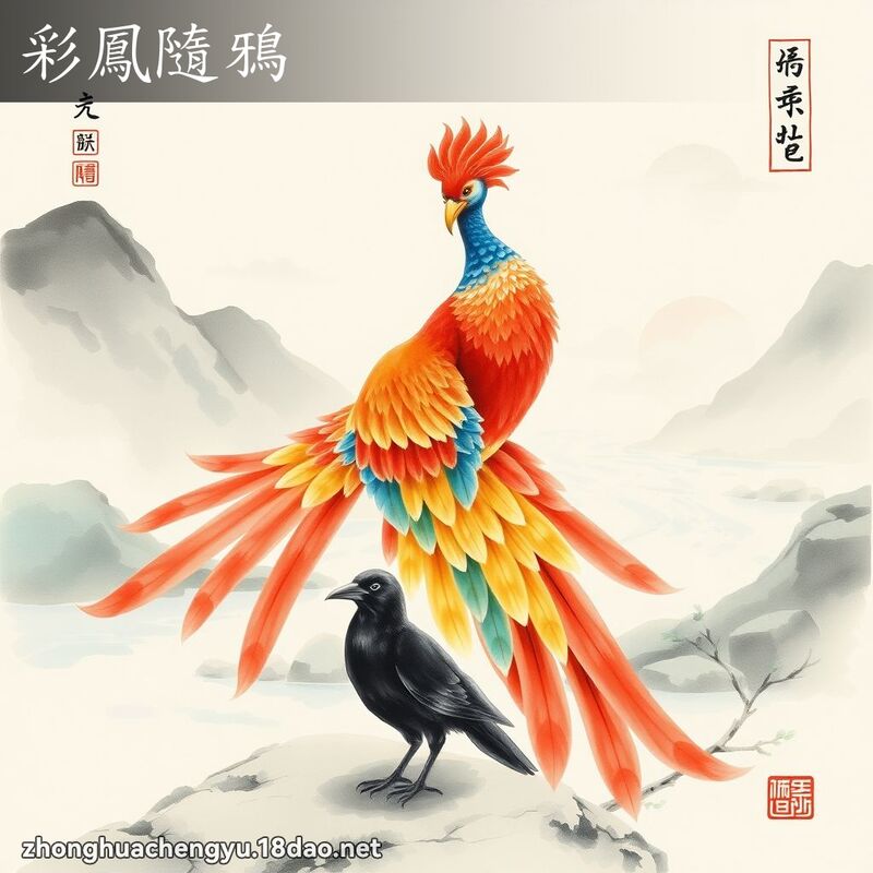 彩鳳隨鴉 配图