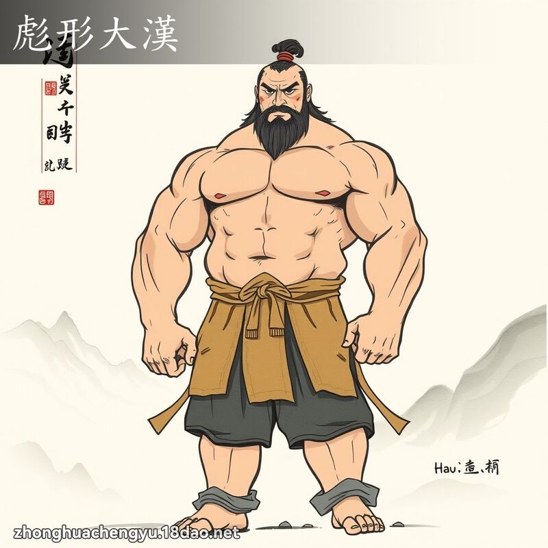 彪形大漢 配图