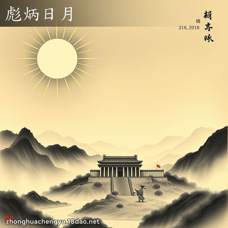 彪炳日月 配图