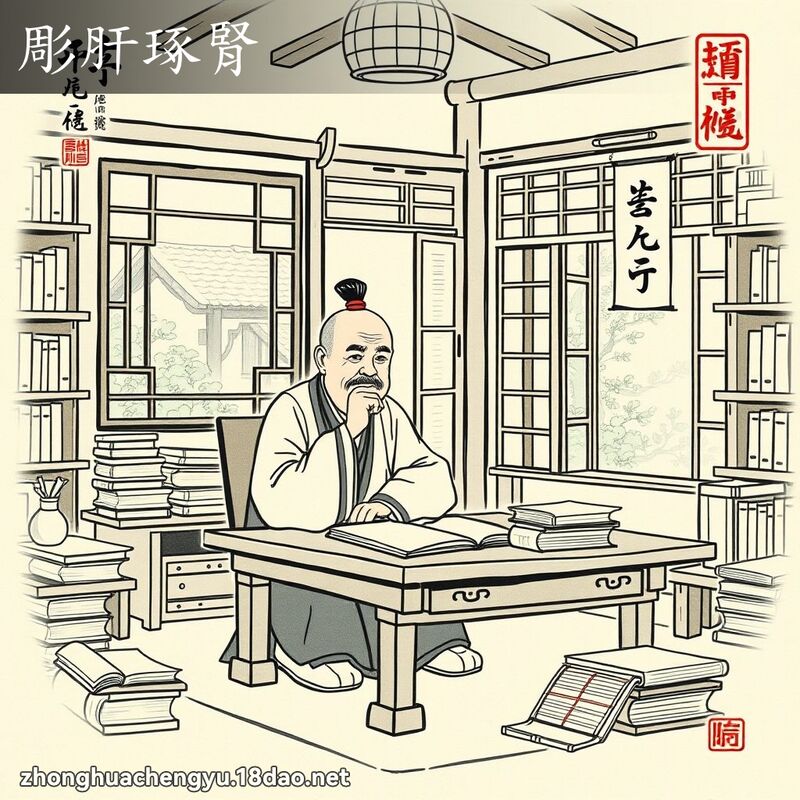 彫肝琢腎 配图