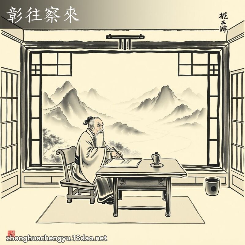彰往察來 - 中華成語配圖