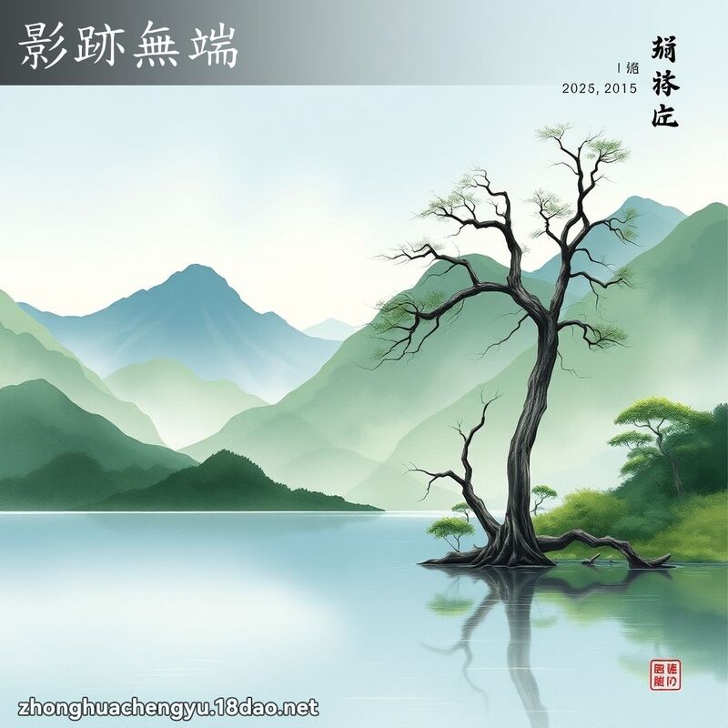 影跡無端 - 中華成語配圖