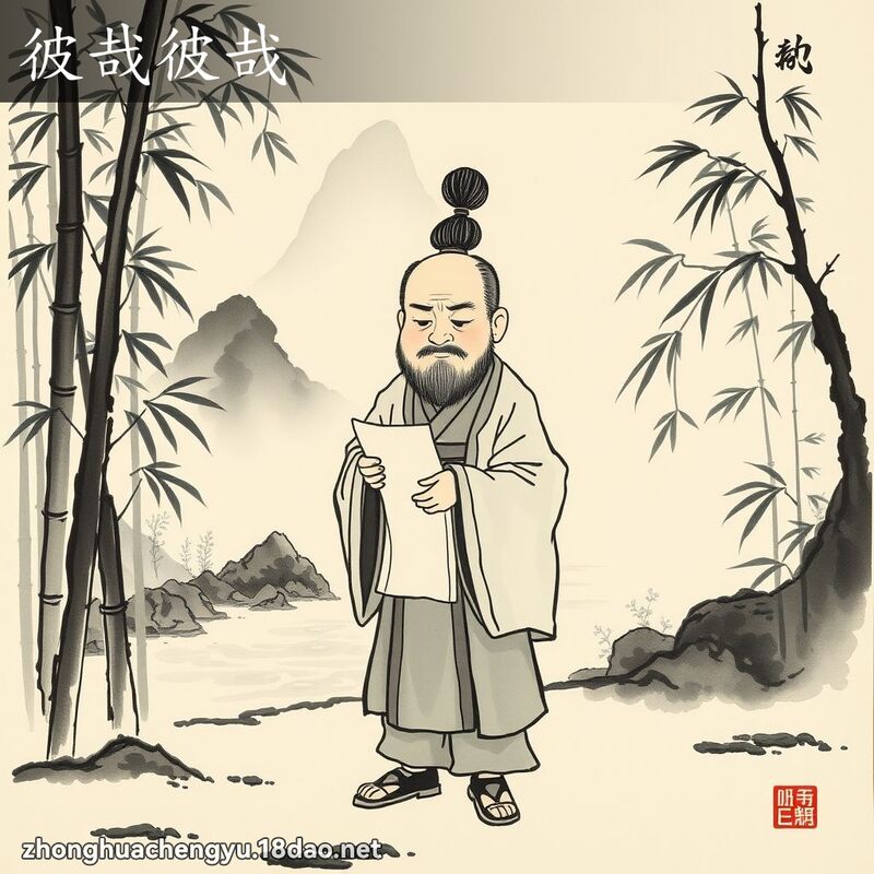 彼哉彼哉 - 中華成語配圖
