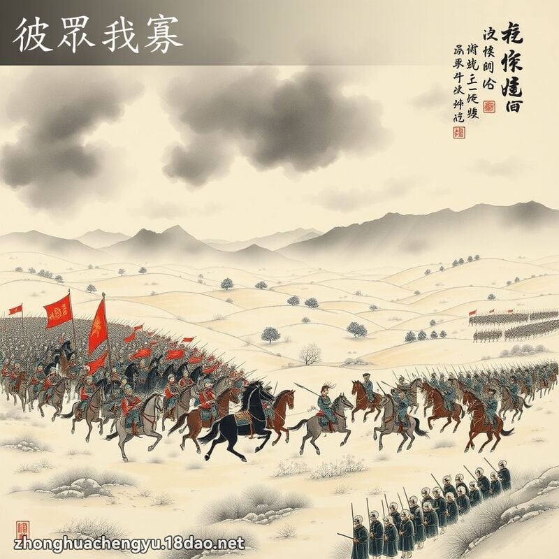 彼眾我寡 配图