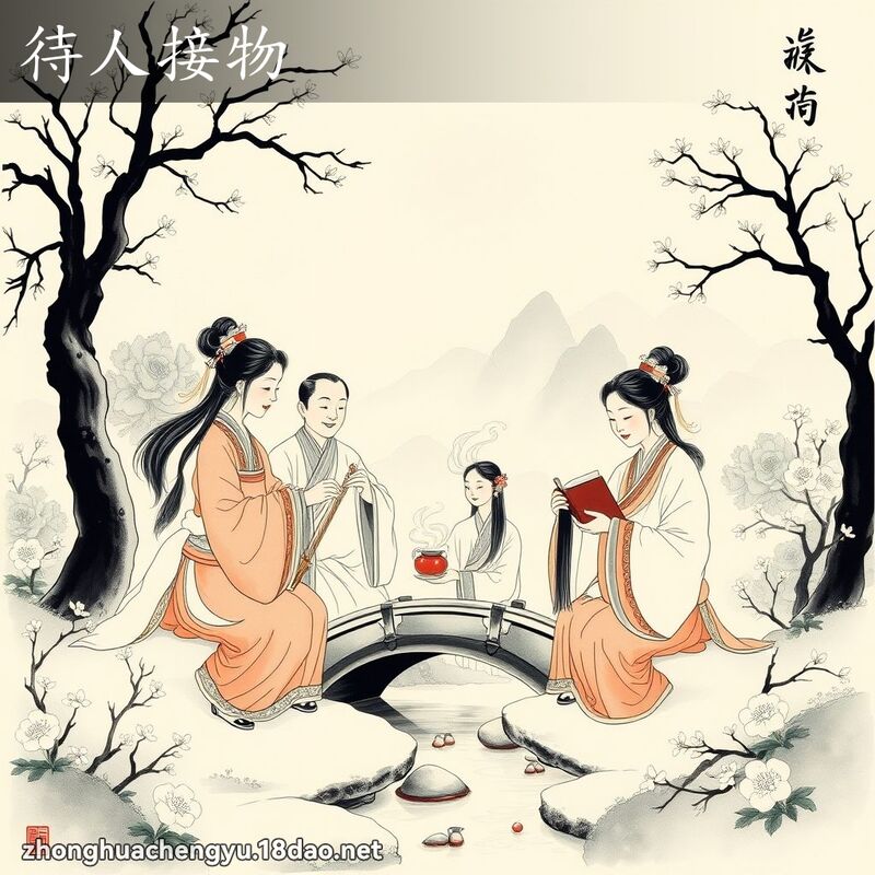 待人接物 配图