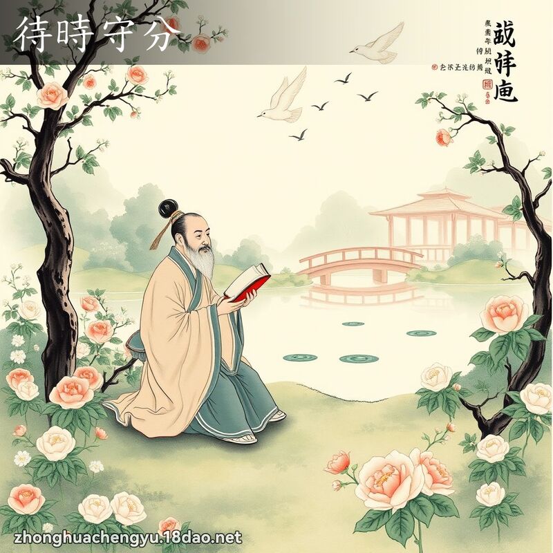 待時守分 配图