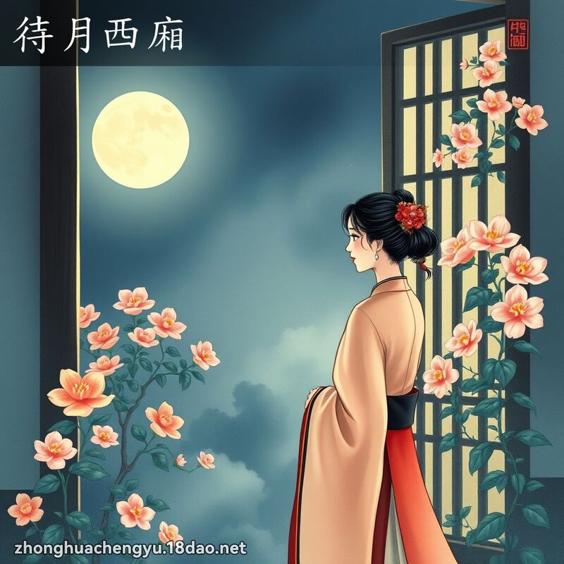 待月西廂 配图