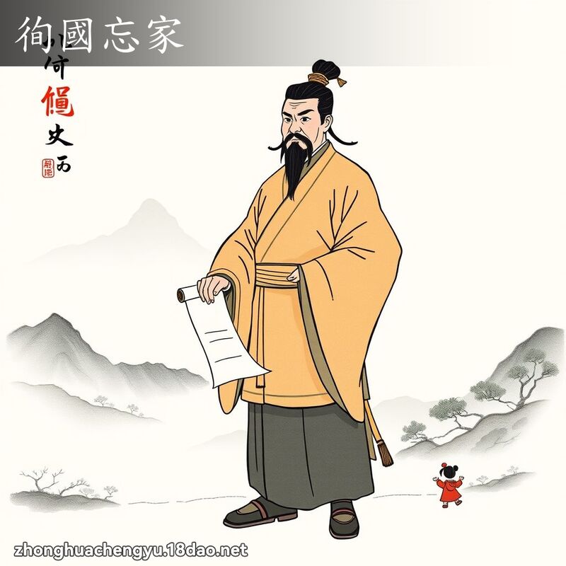徇國忘家 配图